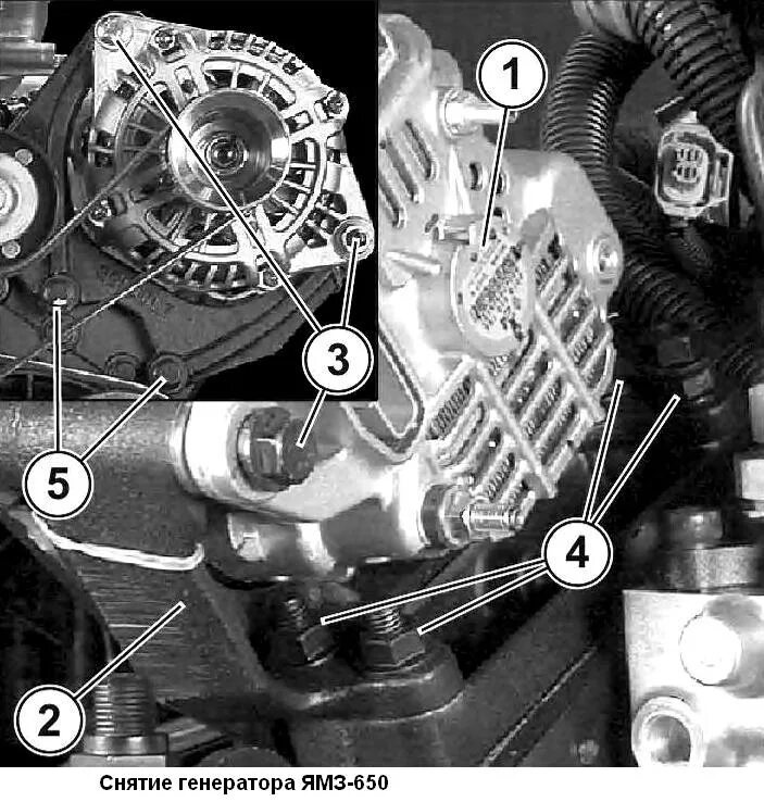 Подключение генератора ямз 650 Сборка дизеля ЯМЗ-650
