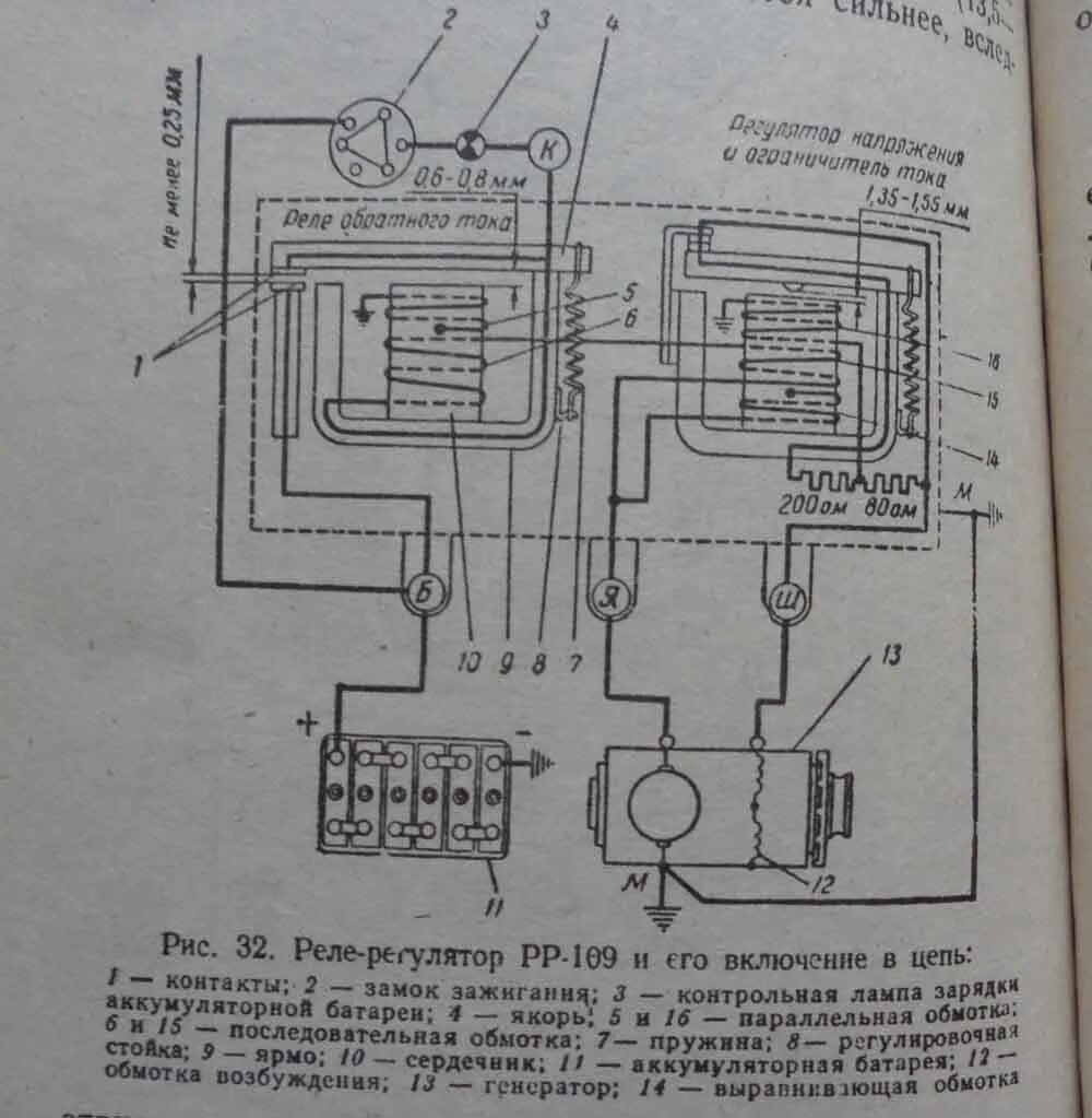 Подключение генератора заз 965 Генератор, реле, подключение. Перелистывая страницы старых книг. - ЗАЗ 965, 0,8 