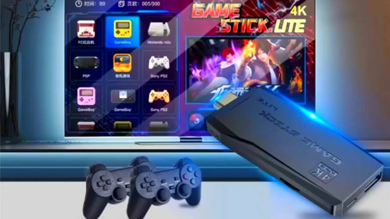 Подключение гейм стик лайт к телевизору Game stick Dongle 4K Lite for $40 is amazing, 3500 retro games already installed
