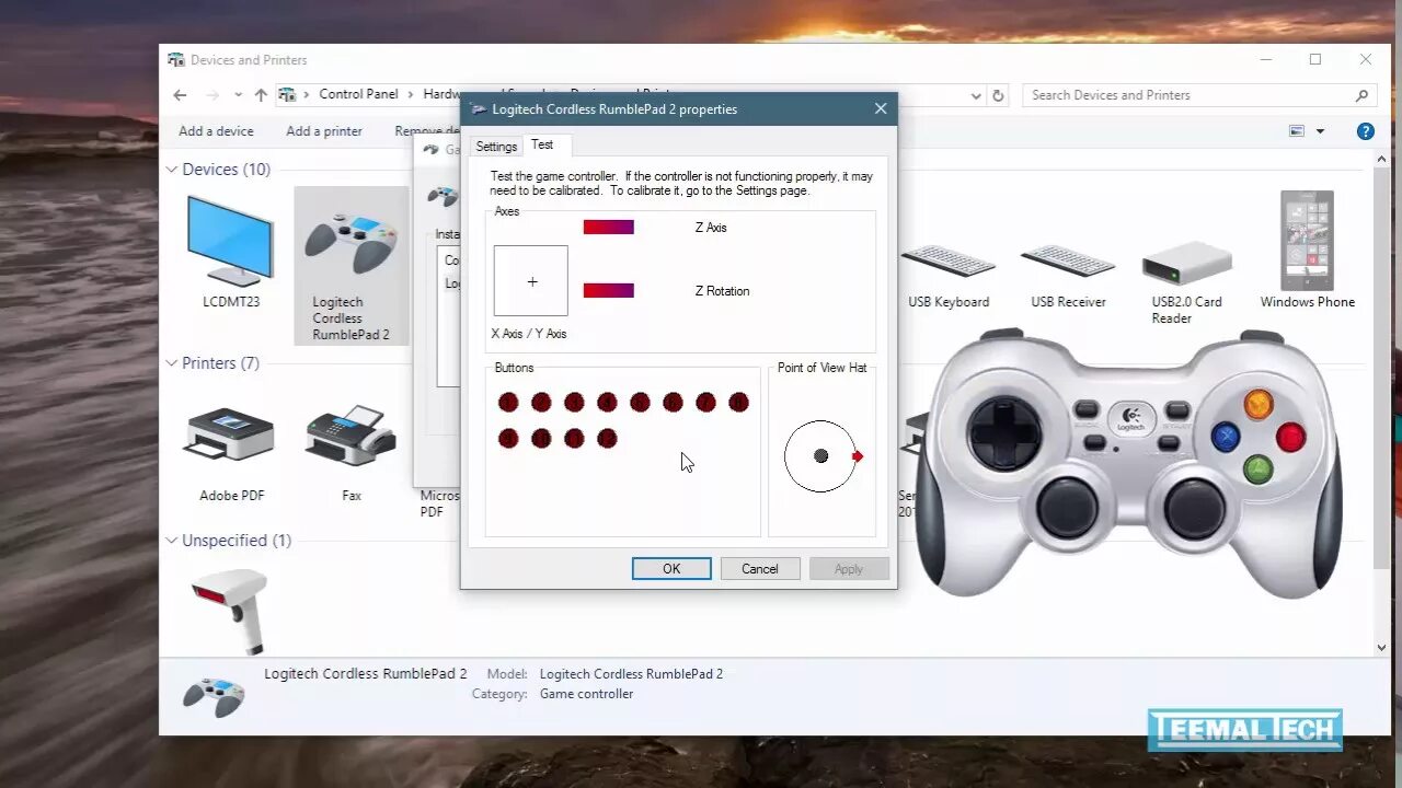 Подключение геймпада к пк windows 10 How to calibrate a gamepad in Windows - YouTube