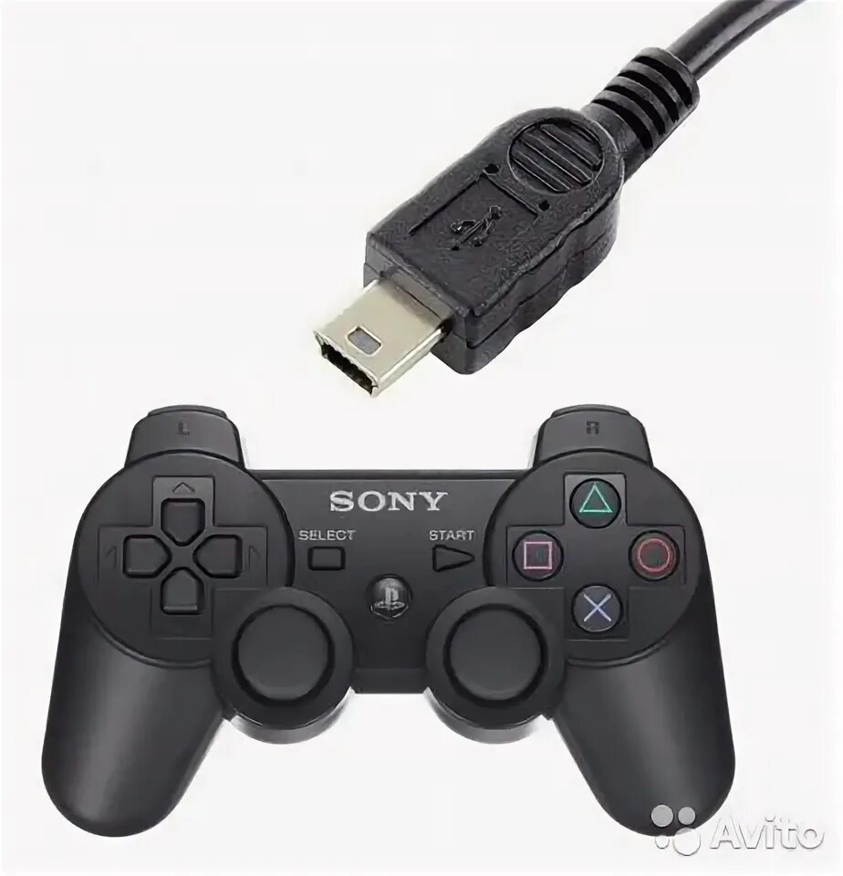 Подключение геймпада ps3 к пк windows 10 Кабель зарядки DualShock ps3 (mini USB) купить в Иркутске Электроника Авито