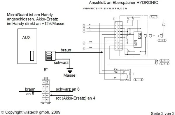 Подключение гидроник 2 форд D10w eberspacher схема подключения