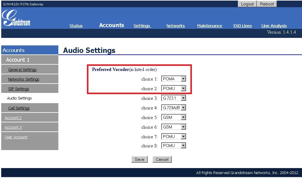 Подключение goip 4 к asterisk Настройка Grandstream GXW 4104 & GXW 4108 подключение к Asterisk & FreePBX