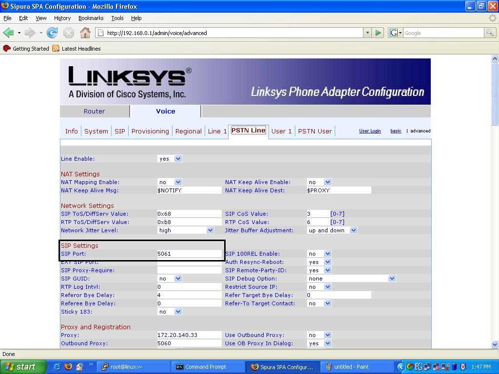 Подключение goip 4 к asterisk ASTERISK & SPA-3102 - Oracle - Linux - Network