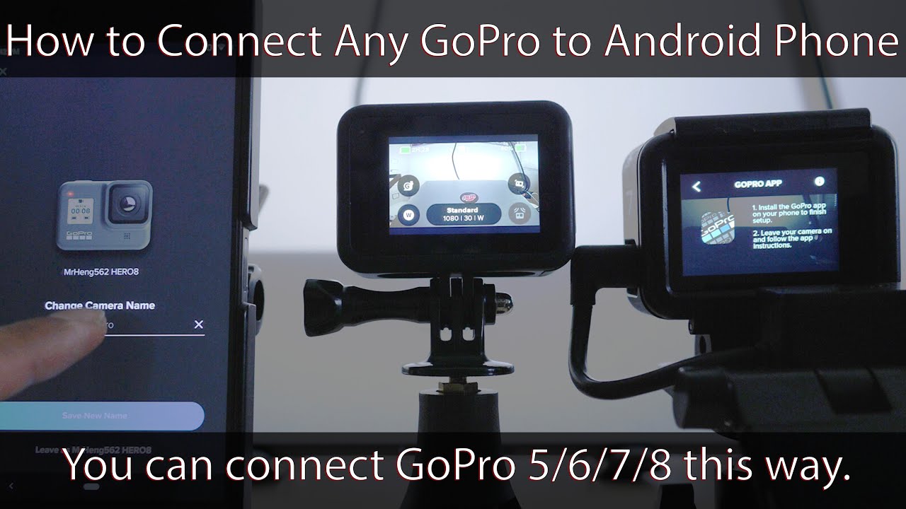 Подключение gopro к телевизору How to Connect GoPro 7 or GoPro 8 to Android Phone - YouTube