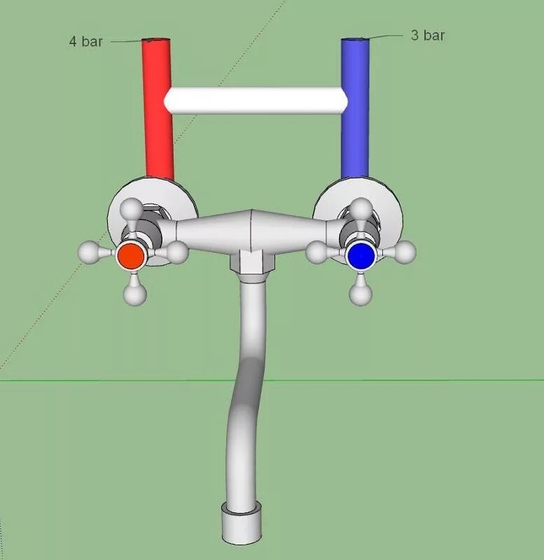 Подключение горячей и холодной воды к смесителю Ответы Mail.ru: Будет ли до смесителя горячая вода смешиваться с холодной?
