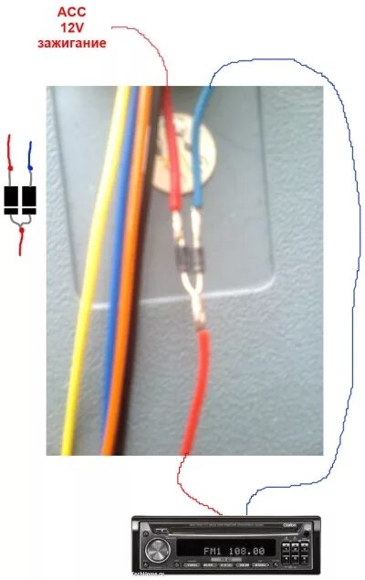 Подключение gps антенны к магнитоле Подключаем магнитолу по фен-шую - Lada Приора универсал, 1,6 л, 2009 года электр