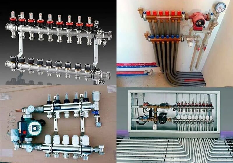 Подключение гребенки теплого пола к системе Panorama: Магазин сантехники, plumbing shop, Moscow, Orekhoviy Boulevard, 39к1 -