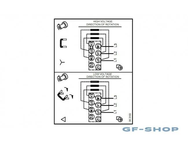 Подключение grundfos 2 Насос центробежный Grundfos TP 40-100/4 A-F-A-BAQE 400Y 50HZ 96086877 - TP в фир