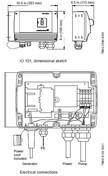 Подключение grundfos 2 Grundfos IO 101 Switch box Sonop Solar