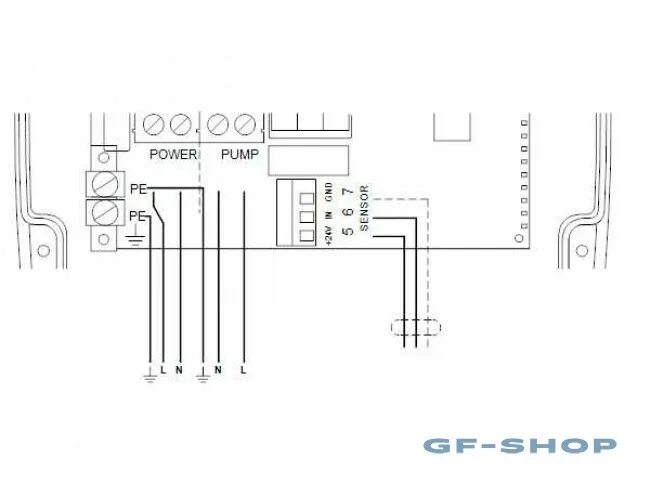 Подключение grundfos 2 Блок управления Grundfos CU 301 / CU 301 Control Unit - 96436753 96436753 - Блок