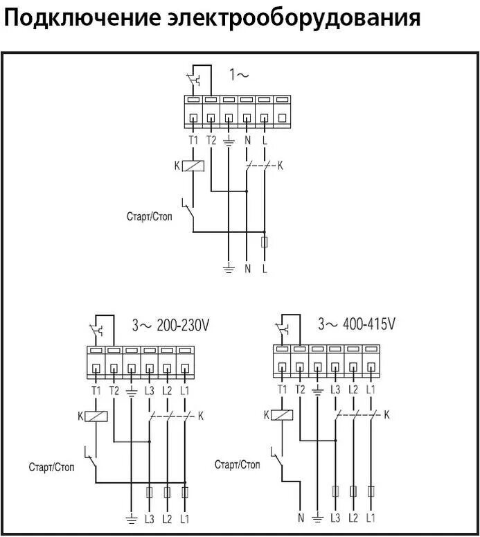 Подключение grundfos 2 Электрическое подключение