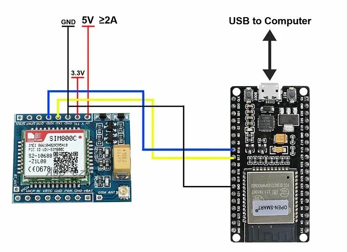 Подключение gsm модуля к сигнализации Connection of GSM module SIM800C to ESP8266/ESP32/Arduino Ардуино, Преобразовате