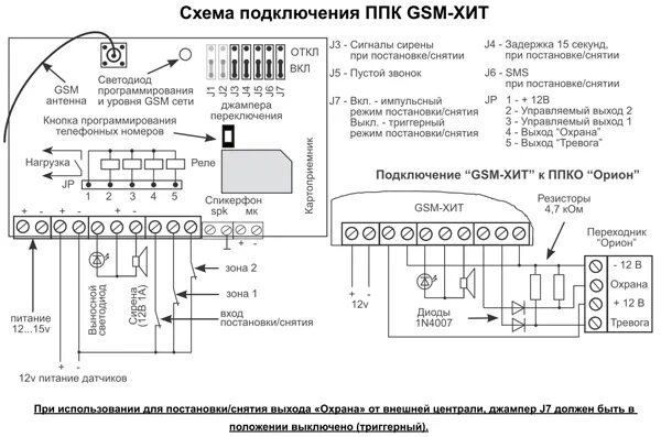 Подключение gsm модуля к сигнализации Бро 6 gsm схема подключения