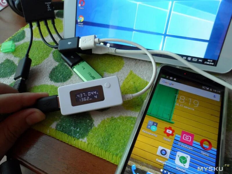 Подключение хаба к компьютеру Micro USB OTG хаб. Поможет подключить несколько USB устройств к вашему девайсу.