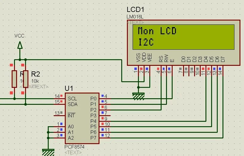 Подключение hd44870 по 4 i2c 1602 lcd i2c подключение