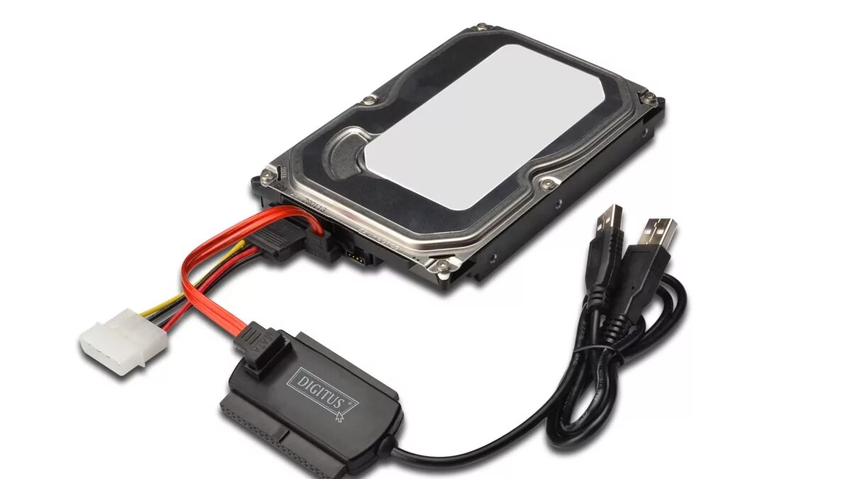 Подключение hdd через переходник Assmann DA-70148-3 Digitus USB 2.0 - IDE ve Serial ATA II (SATA II) Adaptörü, Gü