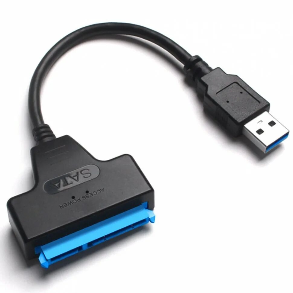 Подключение hdd через usb Адаптер 2emarket USB A-SATA 7+15 pin Black, купить в Москве, цены в интернет-маг