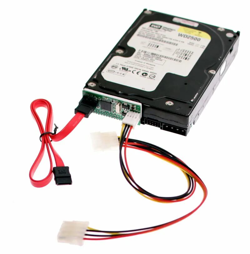 Подключение hdd к компьютеру через sata IDE to SATA Converter Board - MODDIY