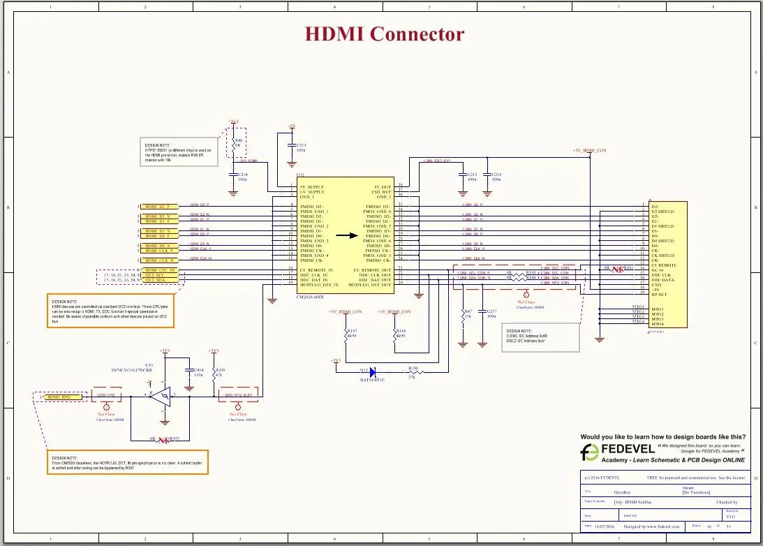 Подключение hdmi 2 7 Tips to make your schematic look professional