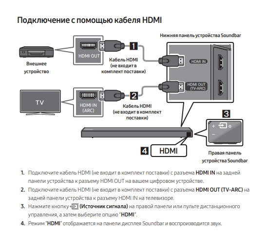 Подключение hdmi через type c Как подключить саундбар к телевизору: через hdmi, bluetooth, оптику и другими сп