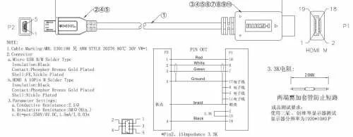 Подключение hdmi через usb Распиновка MHL - 4PDA