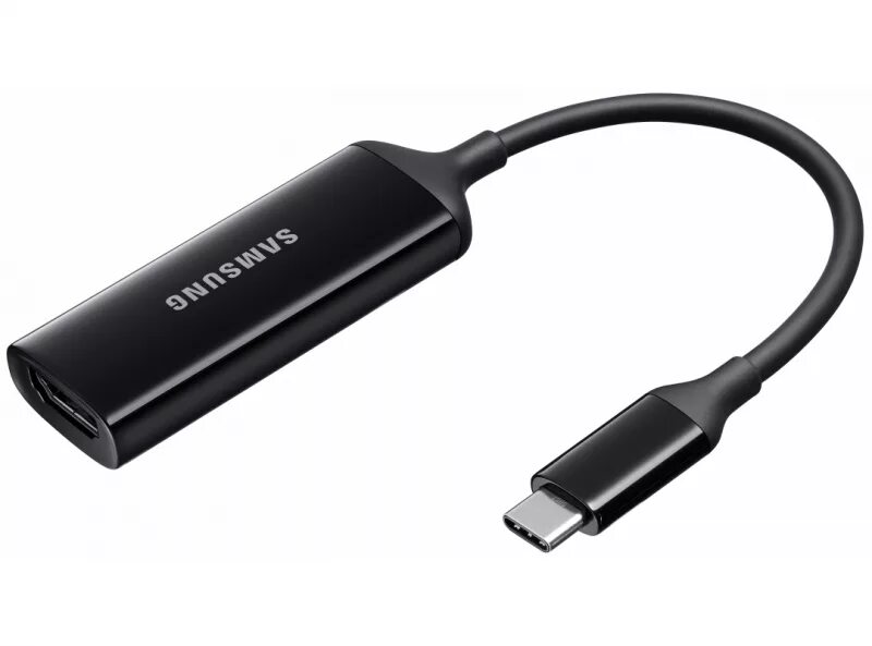 Подключение hdmi к телефону type c Переходник Samsung HDMI - USB Type-C, чёрный (EE-HG950DBRGRU) - купить по низкой