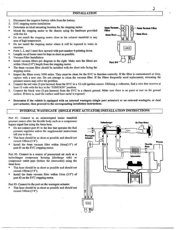 Подключение hks evc 4 Aftermarket Installation Documents GReddy HKS APEXi