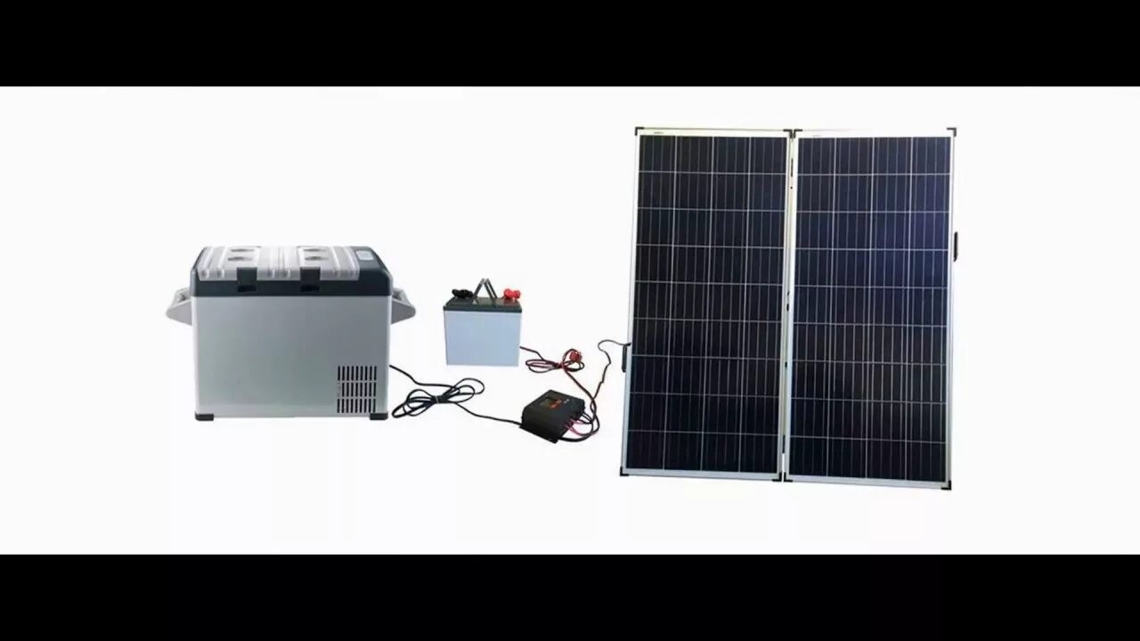 Подключение холодильника к солнечной панели Juka Solar Freezer / Refrigerator / Cooler China - YouTube