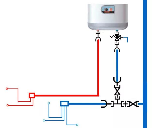 Подключение холодной воды к водонагревателю Как подключить электрический бойлер водонагреватель в городской квартире если ес