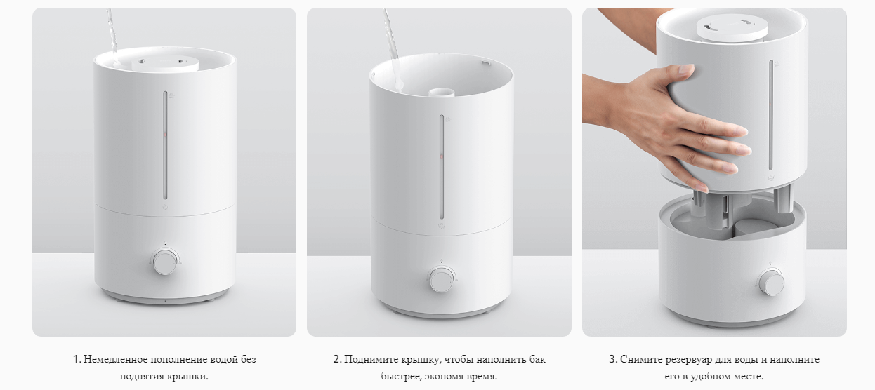 Подключение humidifier 2 Ультразвуковой увлажнитель воздуха Xiaomi Humidifier 2 Lite - купить в интернет-