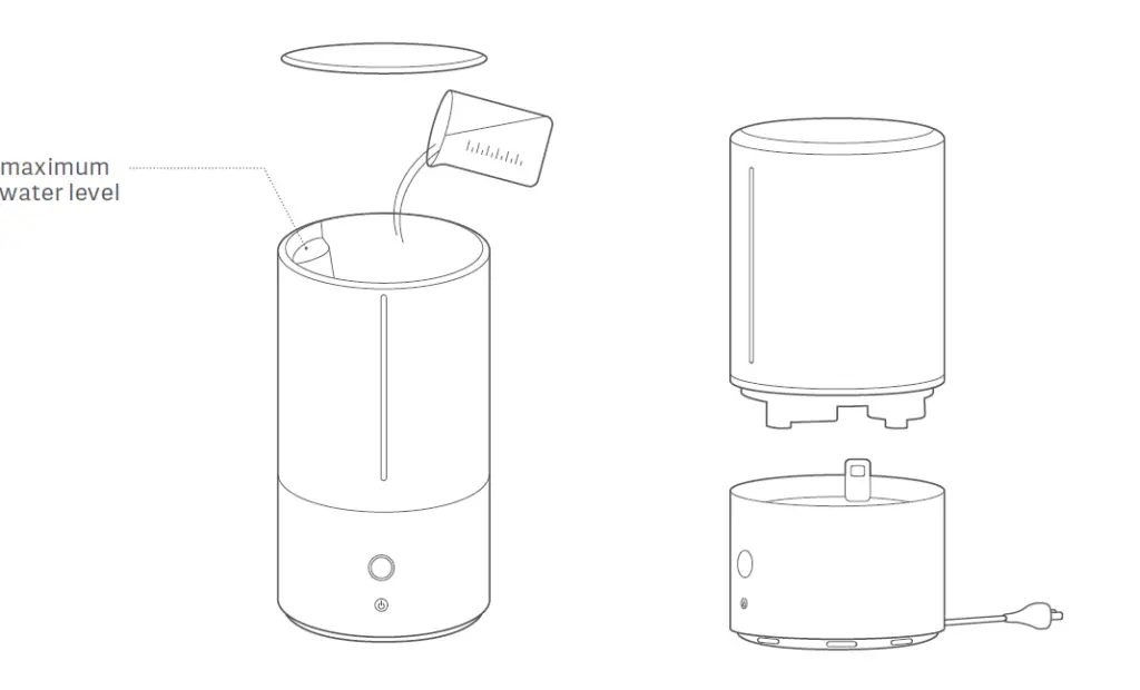 Подключение humidifier 2 Xiaomi ZNJSQ01DEM Smart Antibacterial Humidifier User Manual