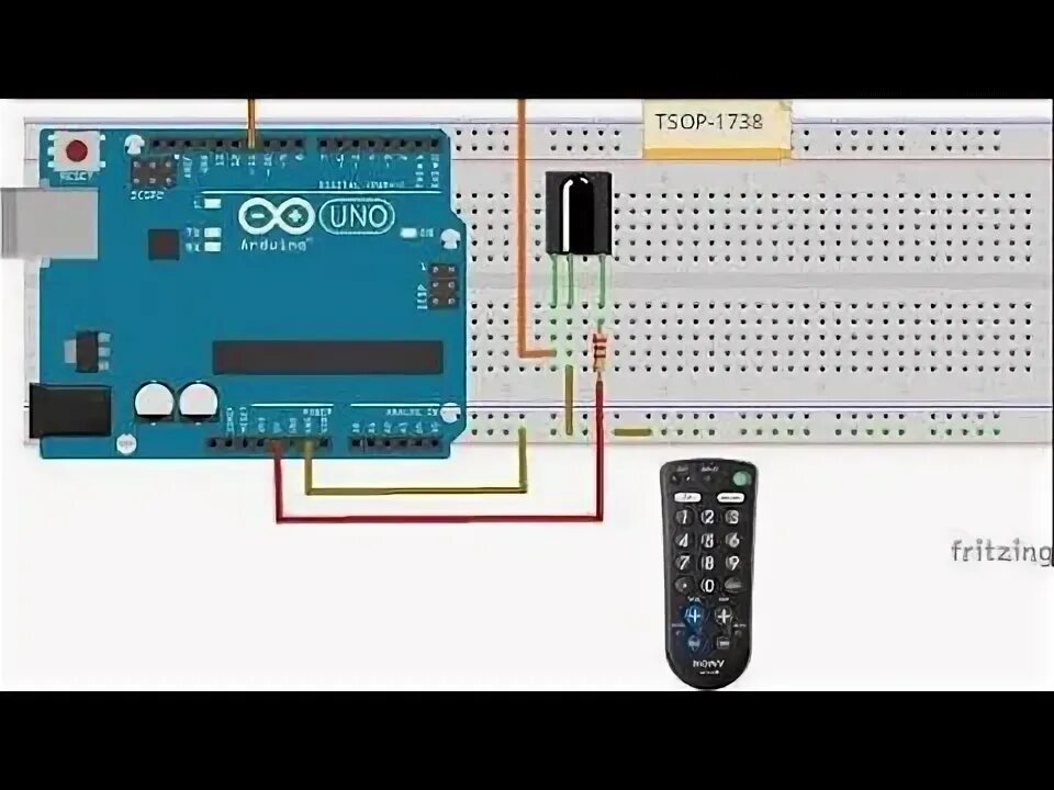 Подключение ик датчика к ардуино IR Remote based control using Arduino TSOP Arduino Wireless control Remote Contr