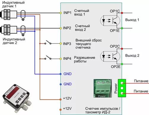 Подключение импульсного счетчика ИД-2 счетчик импульсный электронный. Описание. Цена. Заказ ТД ТАЙМЕР