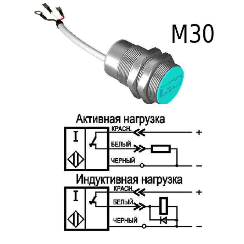 Подключение индукционного датчика Бесконтактный индуктивный датчик ISB A8A8-32P-10G-LZT2-C-P-0,71 для Клинцов (с м