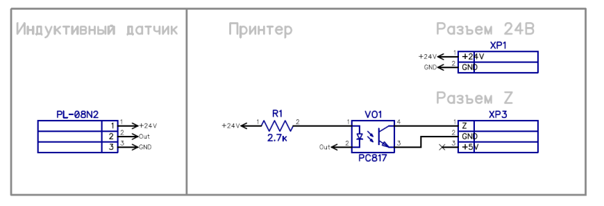 Подключение индукционного датчика к 3д принтеру Подключение индуктивного датчика уровня стола к плате MKS Robin Nano v 1.2