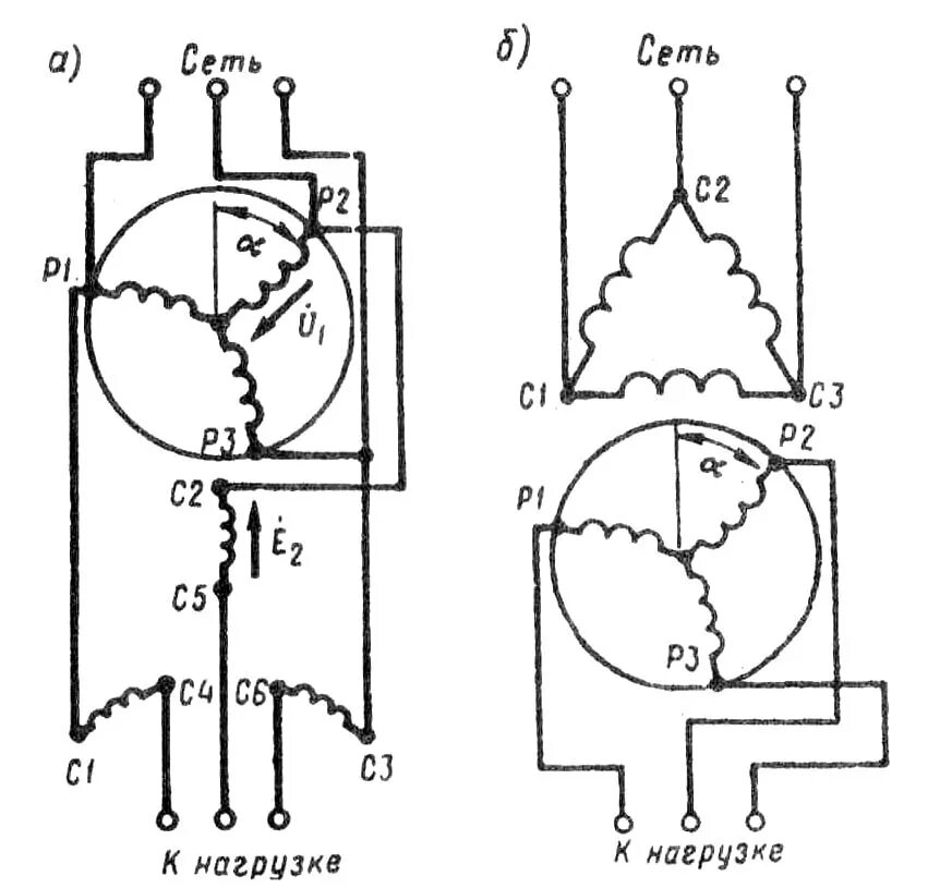 Подключение индукционного двигателя 16.4. Однофазный двигатель с экранированными полюсами