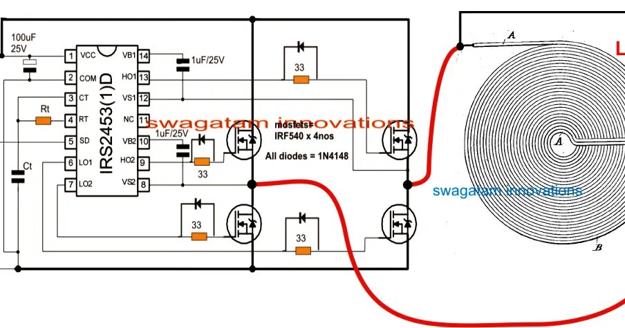 Подключение индукционного двигателя The post comprehensively explains an induction heater circuit for labs and shops