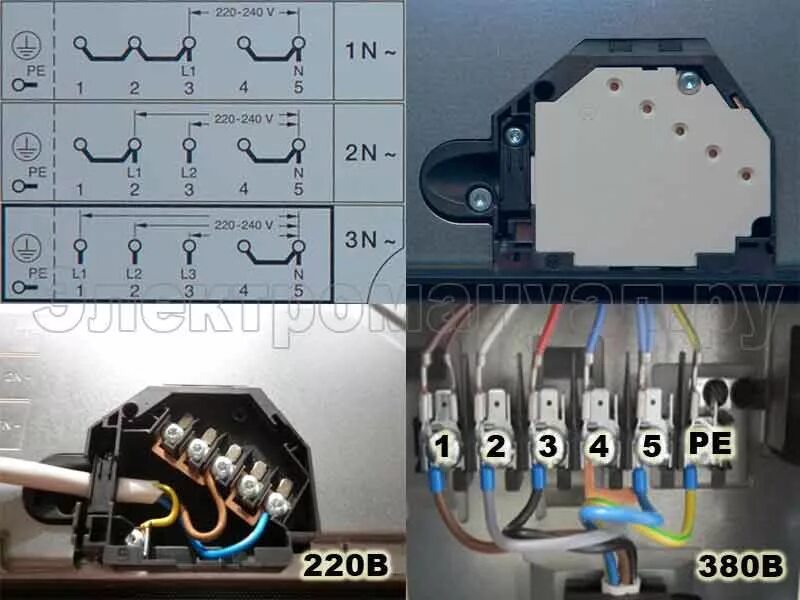 Подключение индукционной варочной панели bosch Подключение варочной панели HeatProf.ru