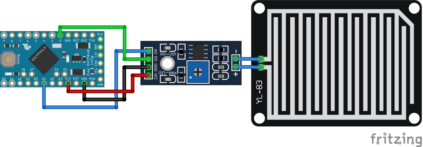 Подключение индуктивного датчика к ардуино Rain Sensor Tutorial for Arduino, ESP8266 and ESP32