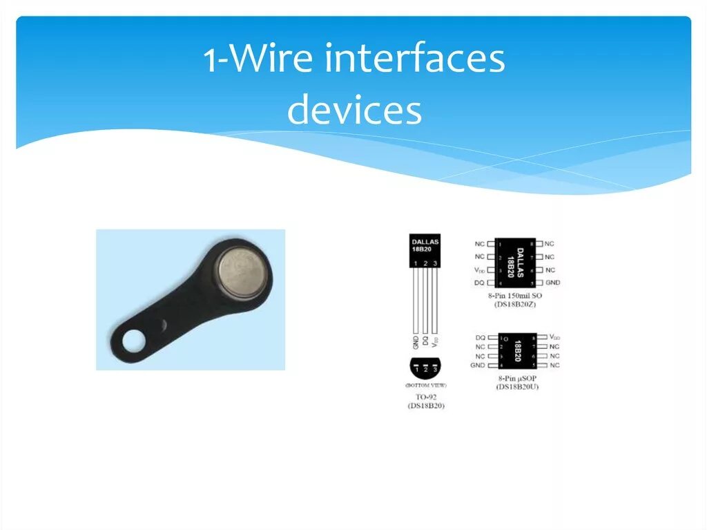 Подключение интерфейса 1 wire Microcontrollers misis 2017 - презентация онлайн