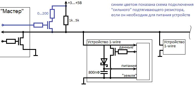 Подключение интерфейса 1 wire Программная реализация протокола 1-wire (iButton, MicroLan) на микроконтроллерах