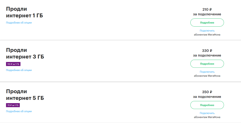 Подключение интернета 1 гб Мобильный интернет МегаФон - стоимость, подключение и тонкие настройки