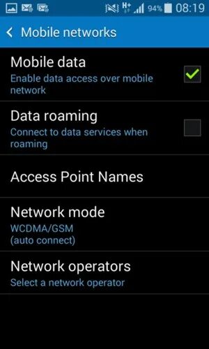 Подключение интернета через samsung Set up roaming - Samsung Galaxy Core 2 - Android 4.4 - Device Guides