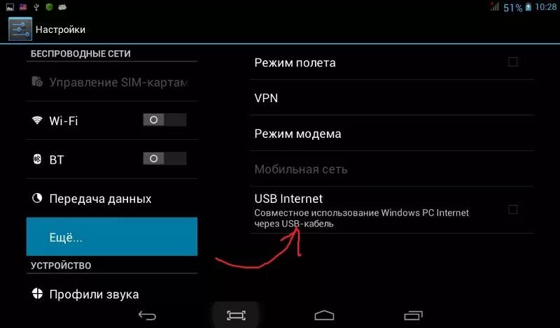 Подключение интернета через смартфон Управление смартфоном через usb