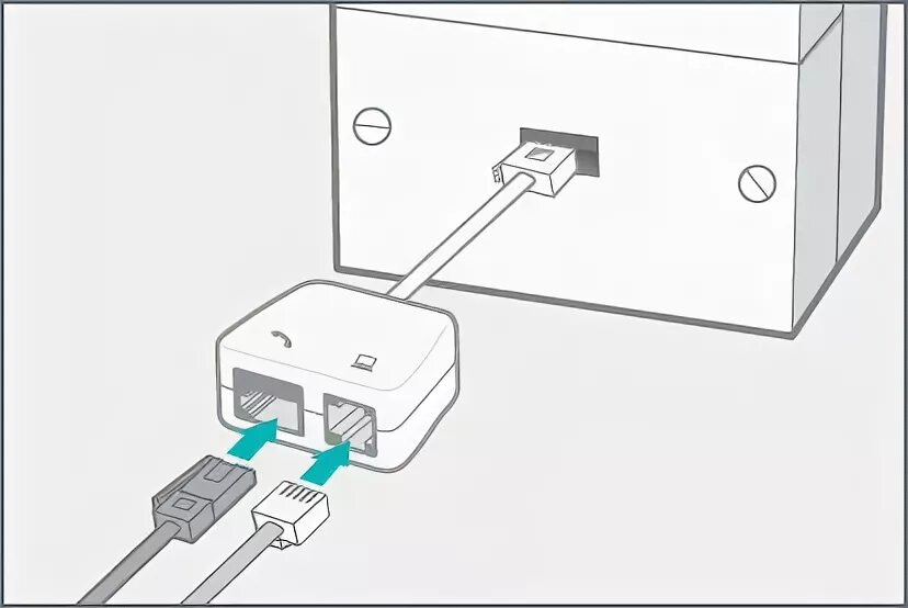 Подключение интернета через телефонную розетку Как подключить розетку для интернета и телефона?