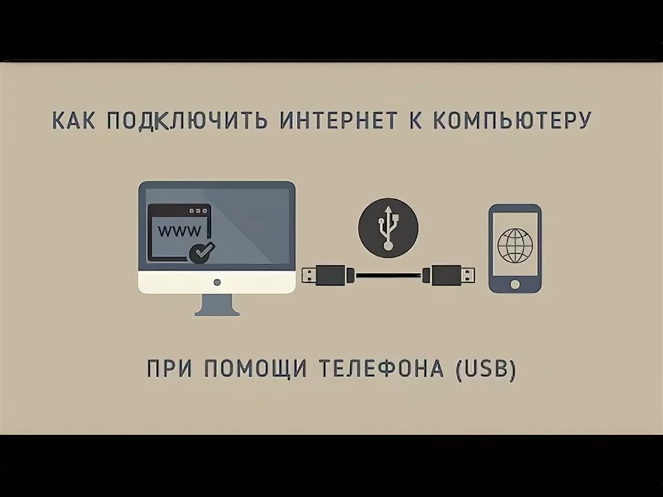 Подключение интернета через usb Как подключить интернет к компьютеру при помощи телефона (USB) - YouTube