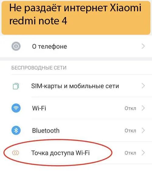 Подключение интернета на телефоне редми Как раздать интернет через телефон редми