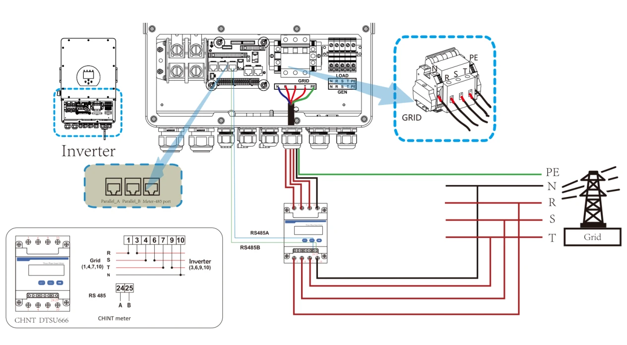 Подключение инверторного двигателя Installation of Hybrid Inverter DEYE - Page 1 - Topla Kuca