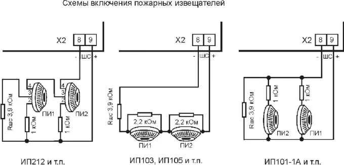 Подключение ип 103 5 4 Системы безопасности